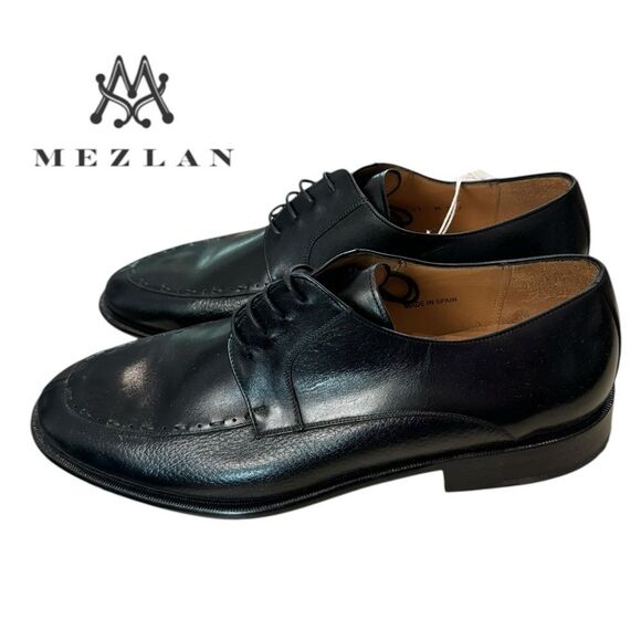 New Mezlan 370 Men\'s Black Leather Lace-up Oxford Dress Shoes 11  11M main image 6